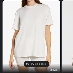 SKIMS women’s boyfriend tshirt